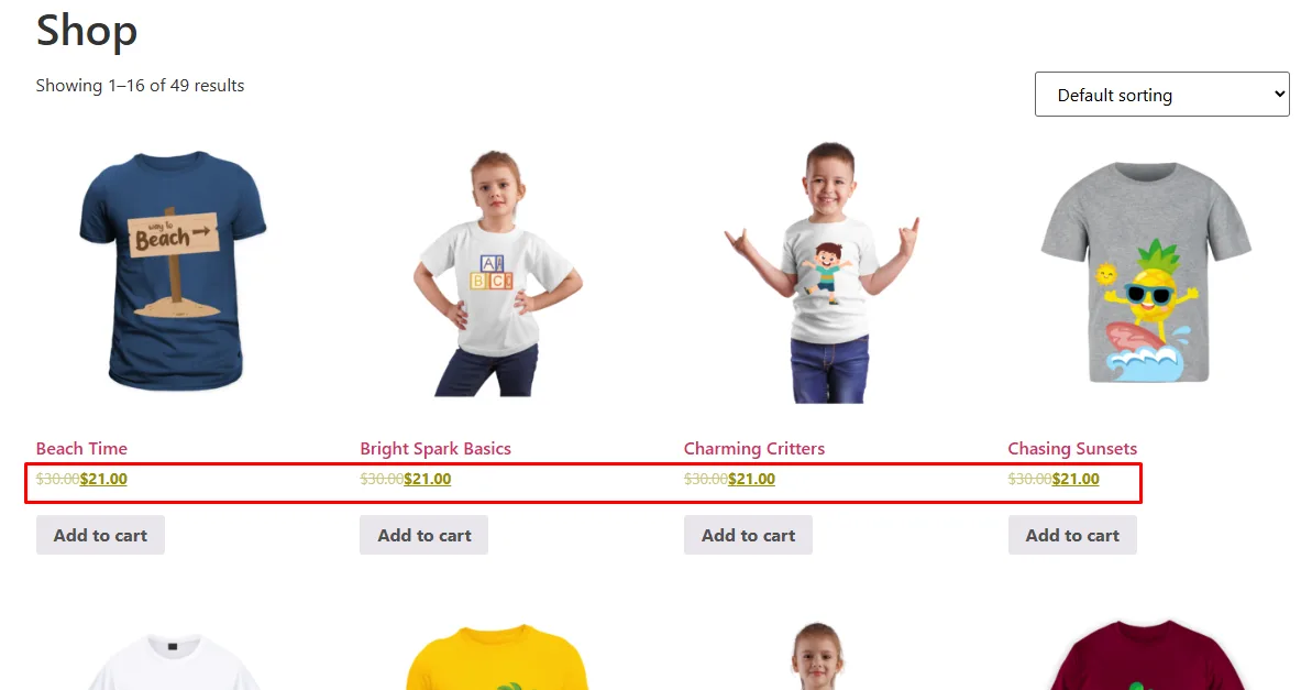 discount added