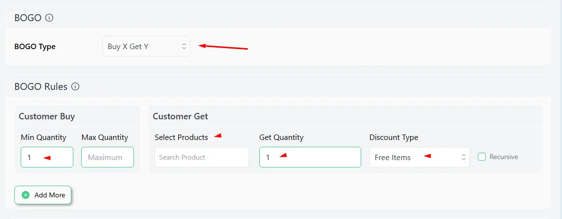 set value