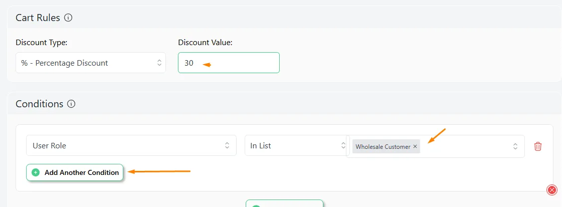 set value