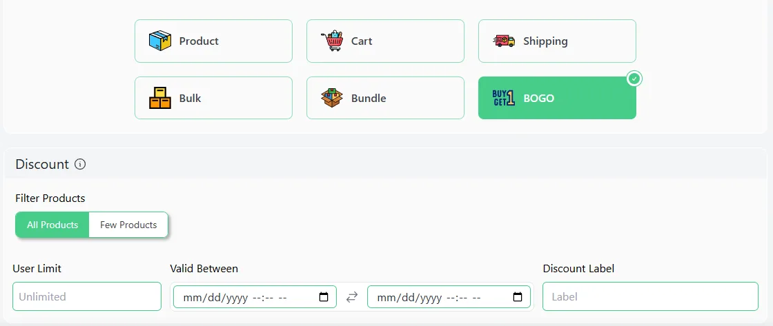 how to create a BOGO offer in WooCommerce