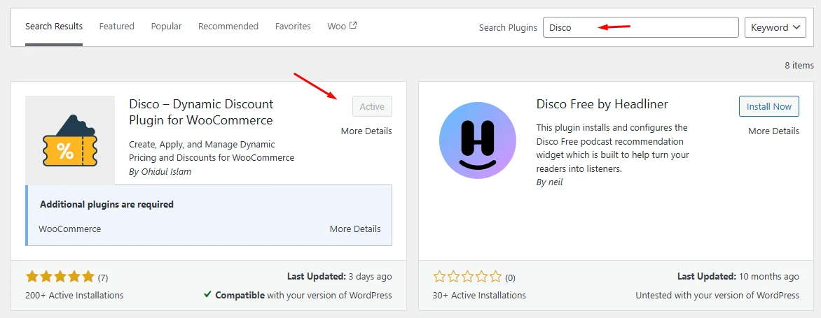 Install Disco