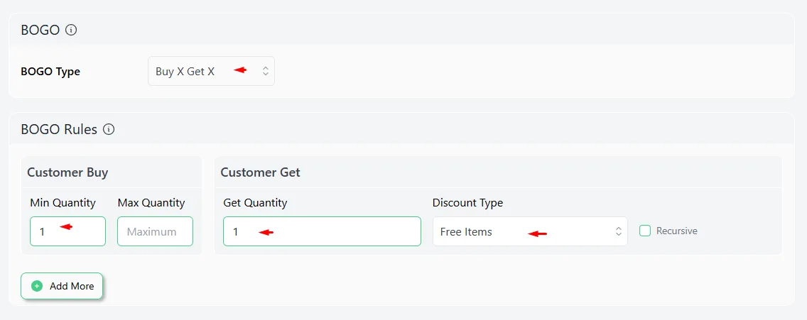 set value