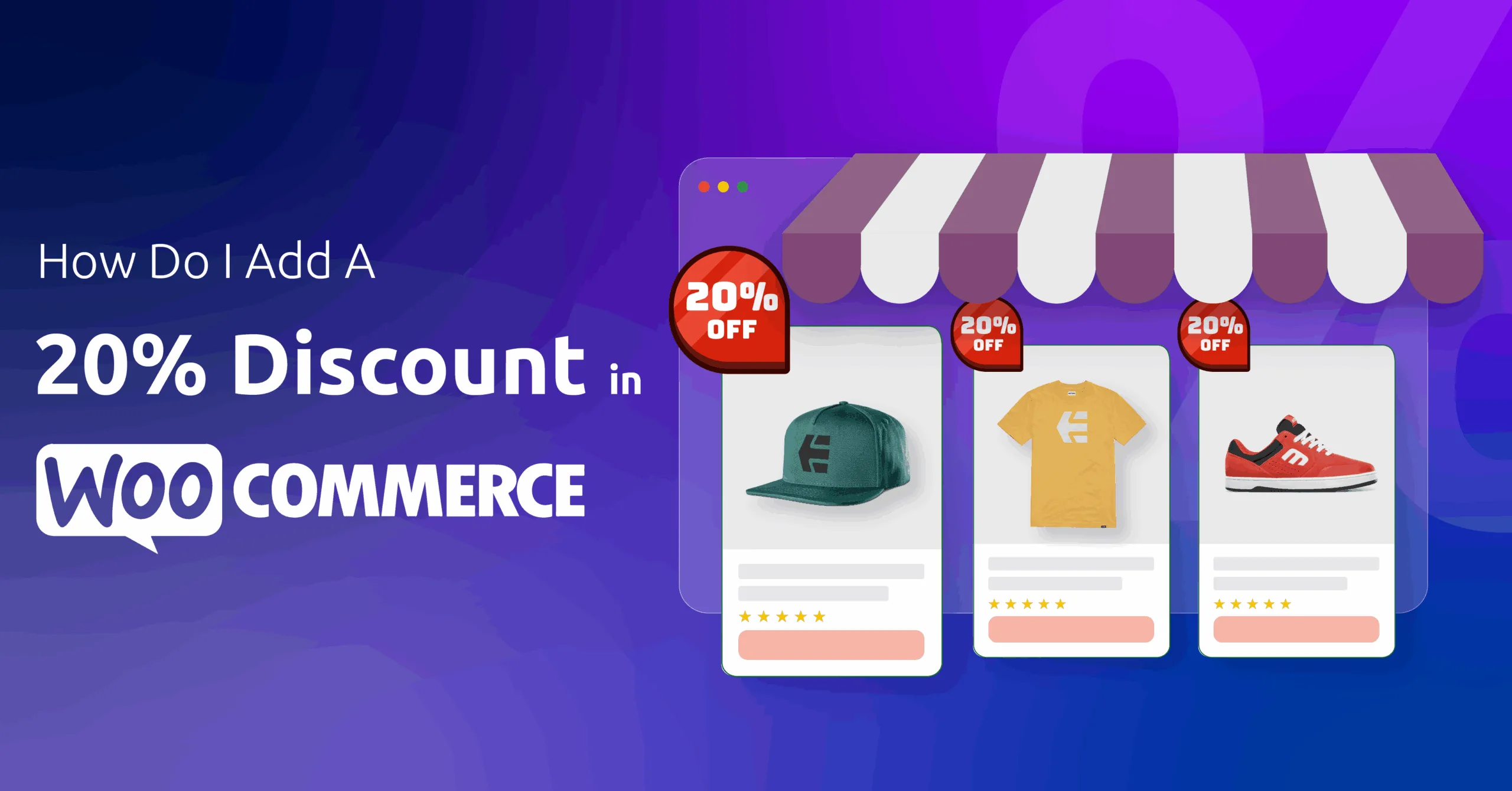 Add A 20% Discount in WooCommerce