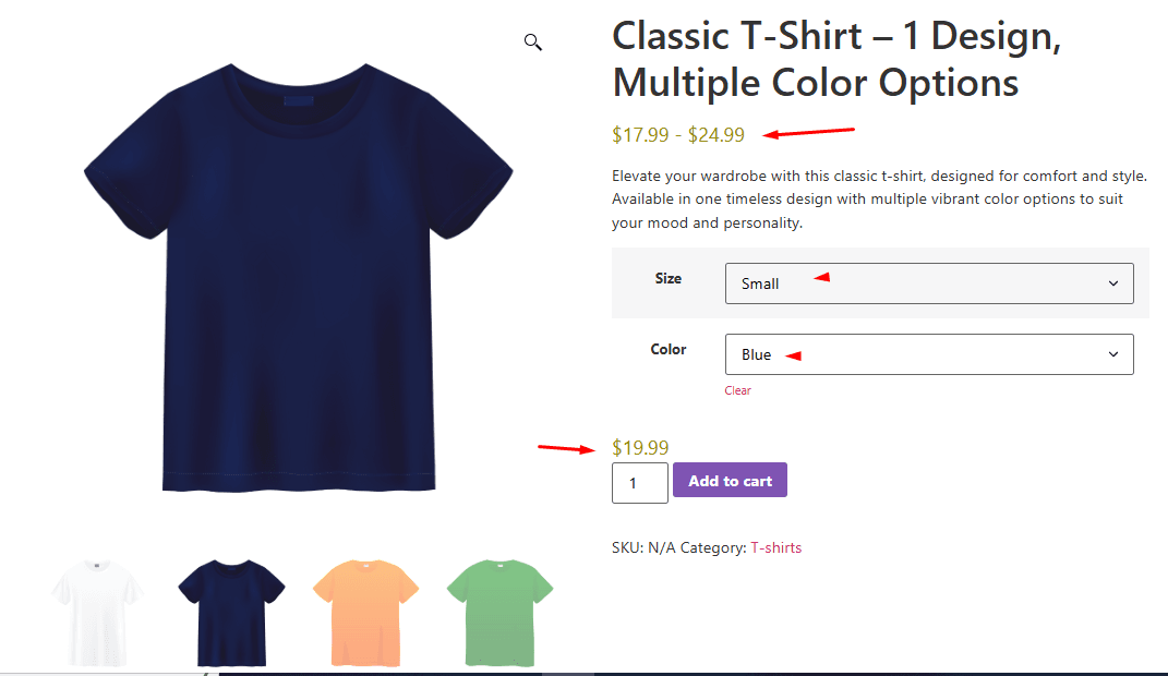 how to add price range in WooCommerce