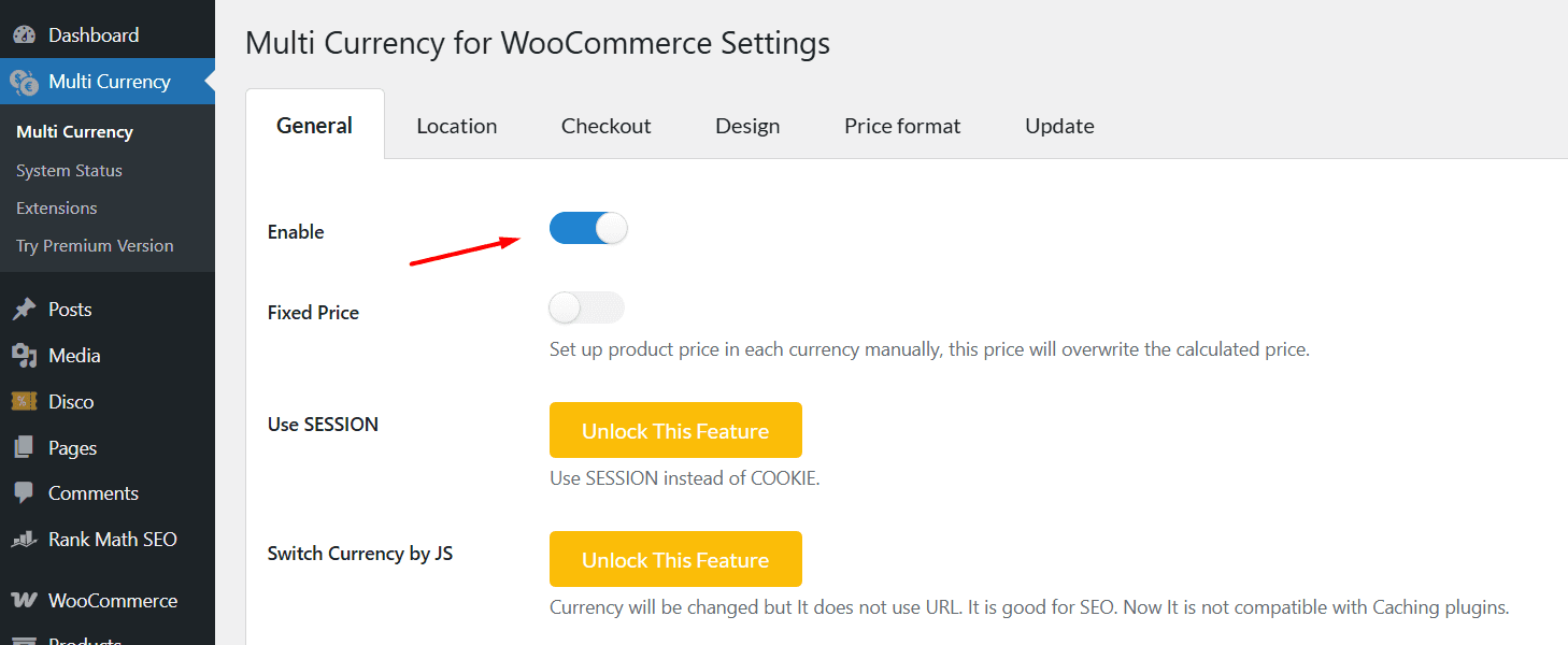 how to add multi-currency in WooCommerce