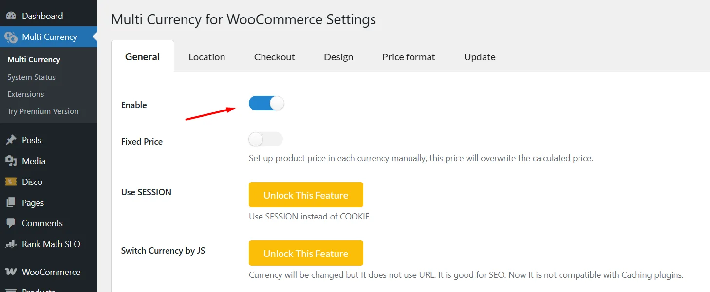 how to add multi-currency in WooCommerce