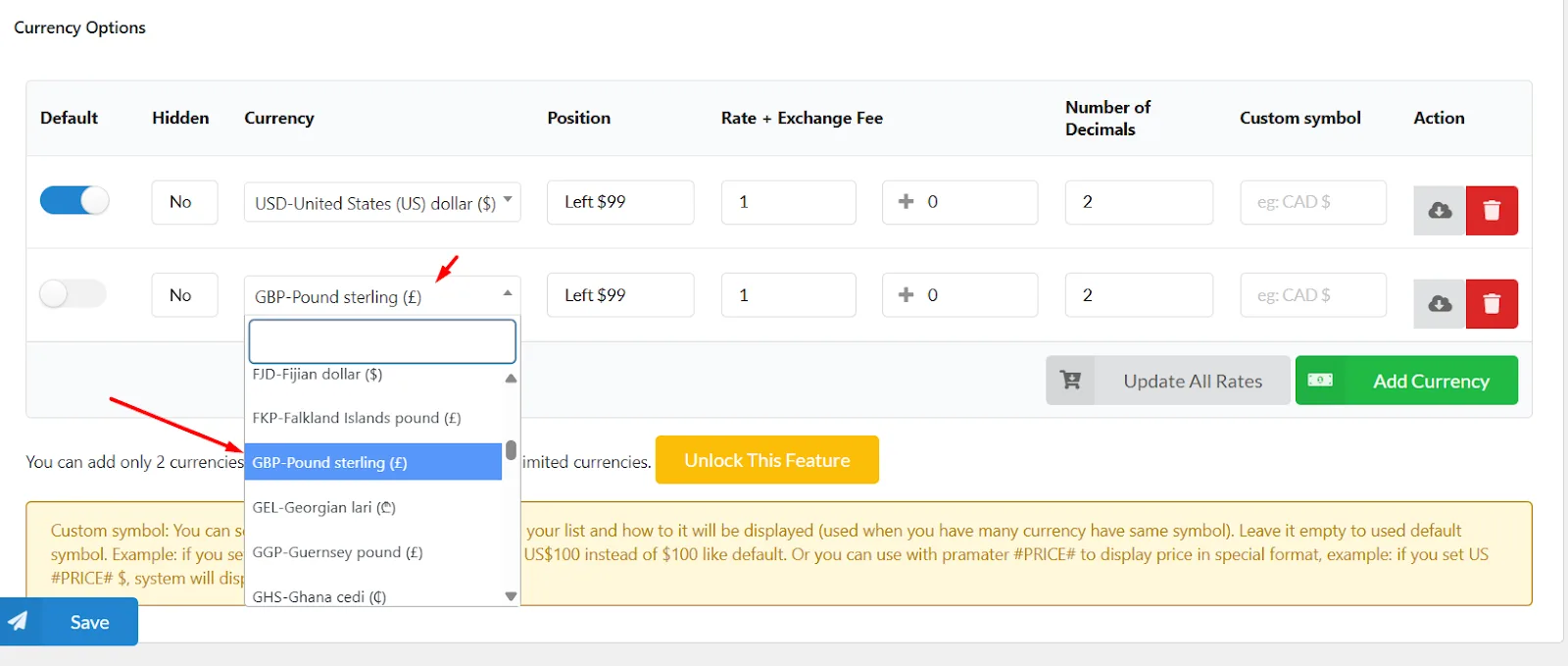 how to add multi-currency in WooCommerce