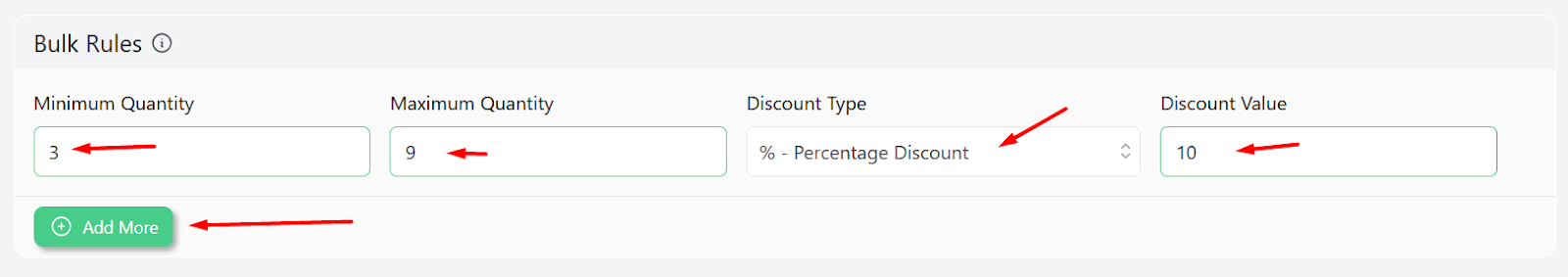 set value