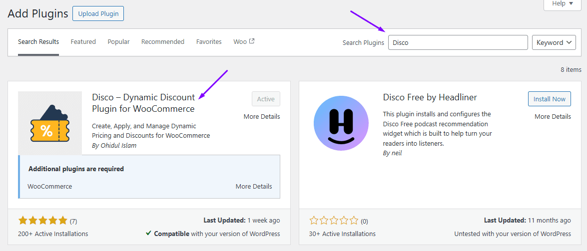 Disco install