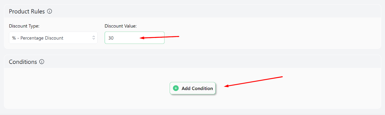 add condition