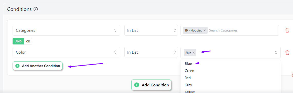 set color