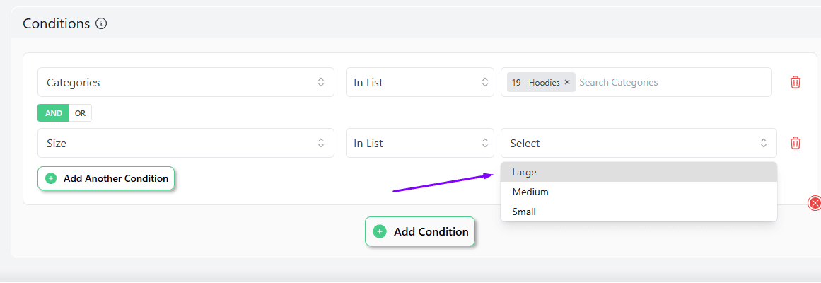 set value