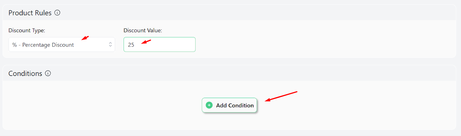 set value