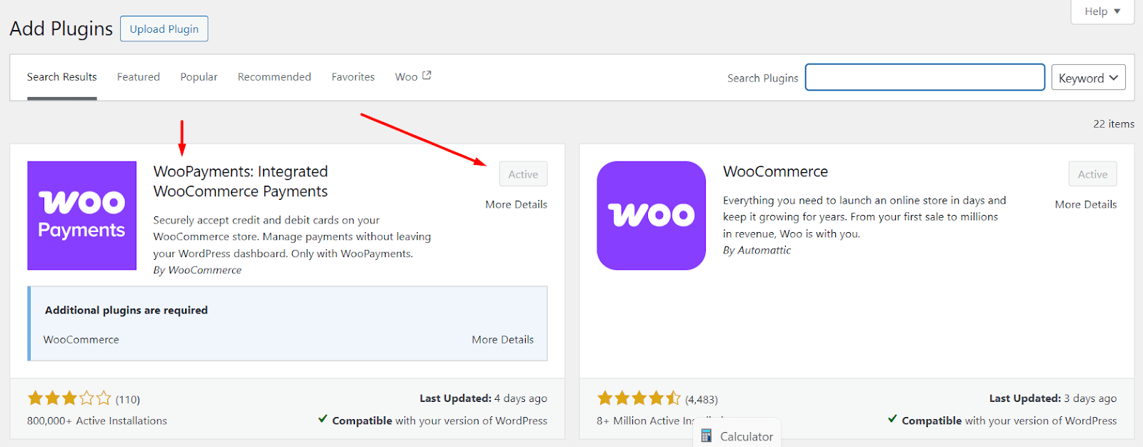 WooPayments plugin