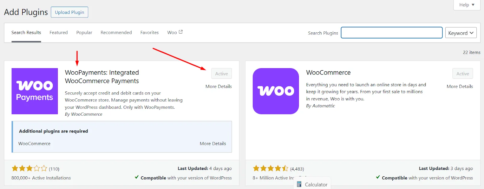 WooPayments plugin