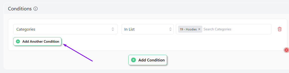 add another condition
