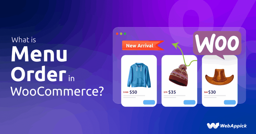 What is Menu Order in WooCommerce