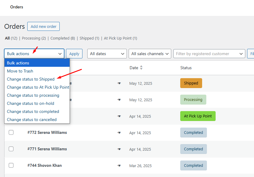 how to add custom order status in WooCommerce