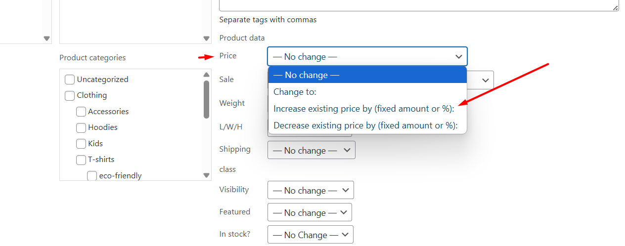 How to increase price by percentage in WooCommerce
