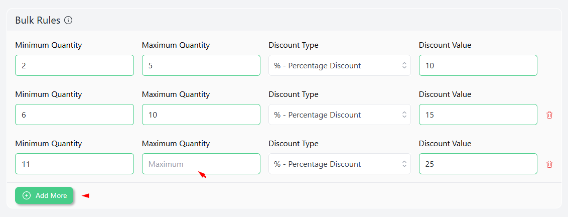 bulk discount
