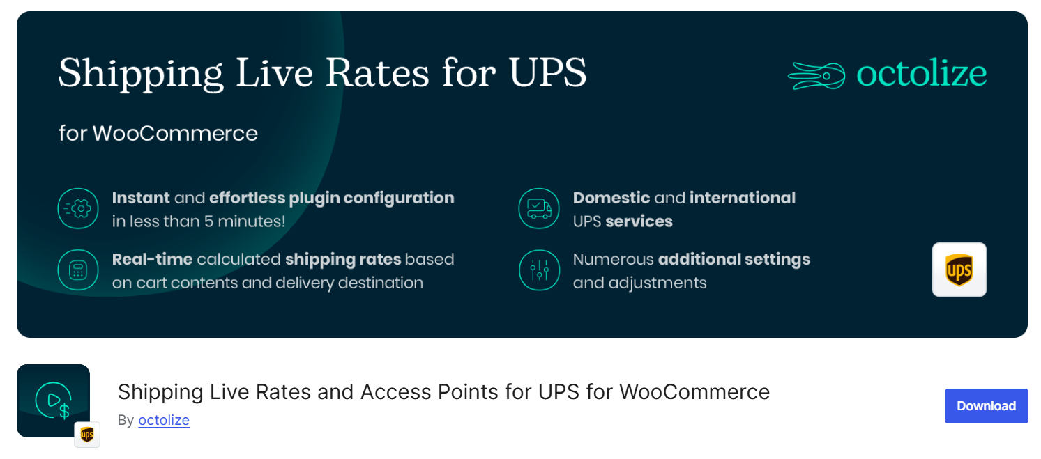 UPS shipping plugin