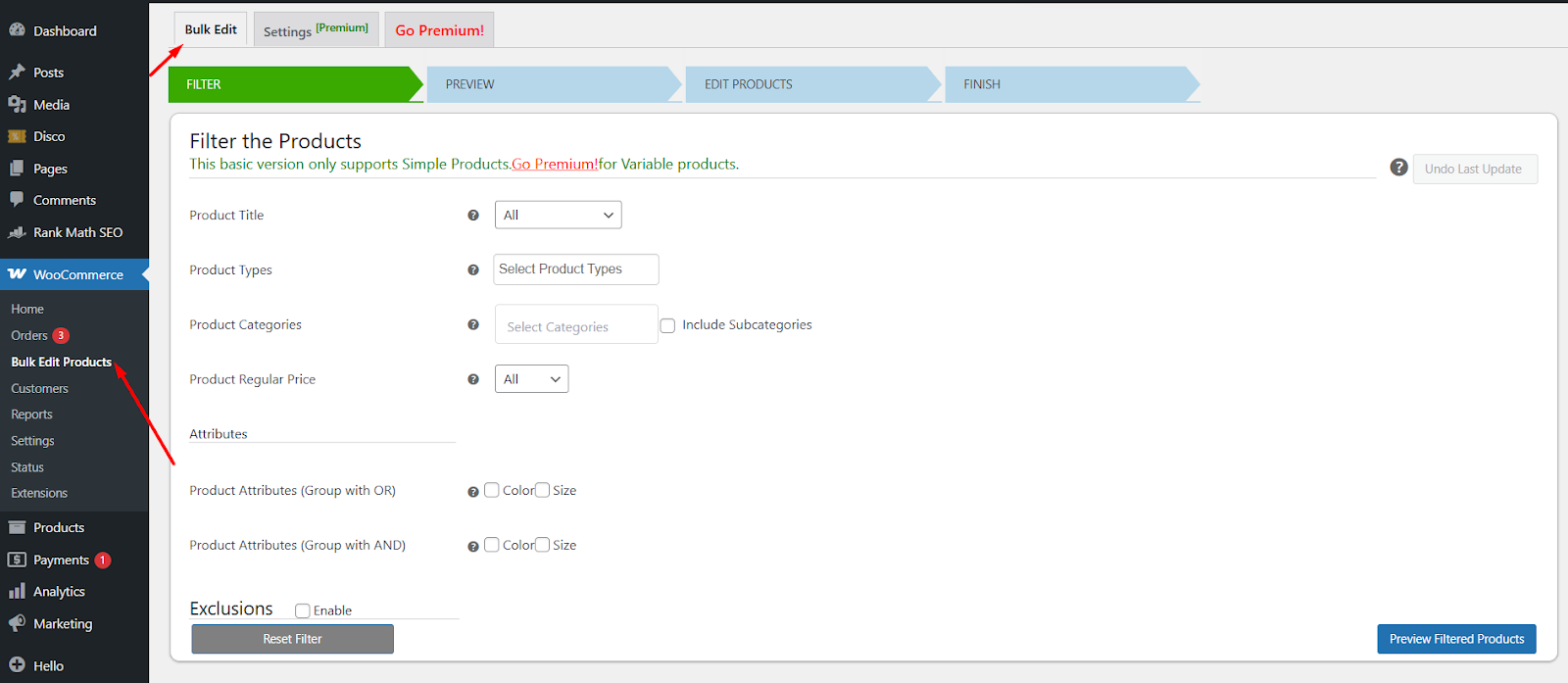 bulk editor