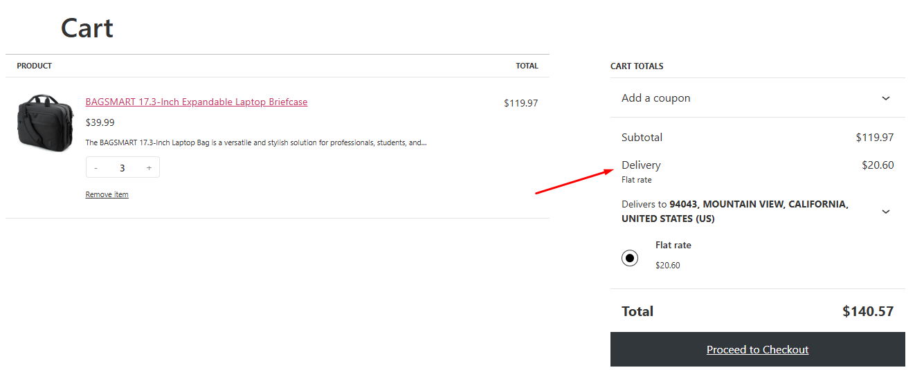 how to set flat rate shipping in WooCommerce