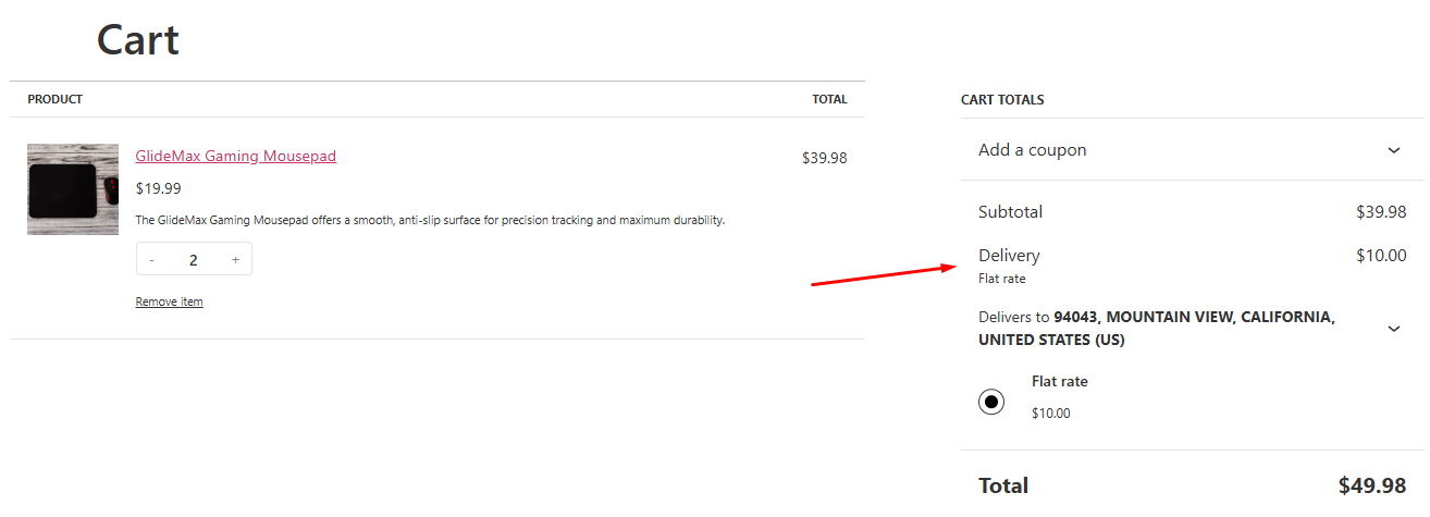 how to set flat rate shipping in WooCommerce