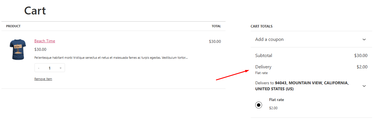 how to set flat rate shipping in WooCommerce