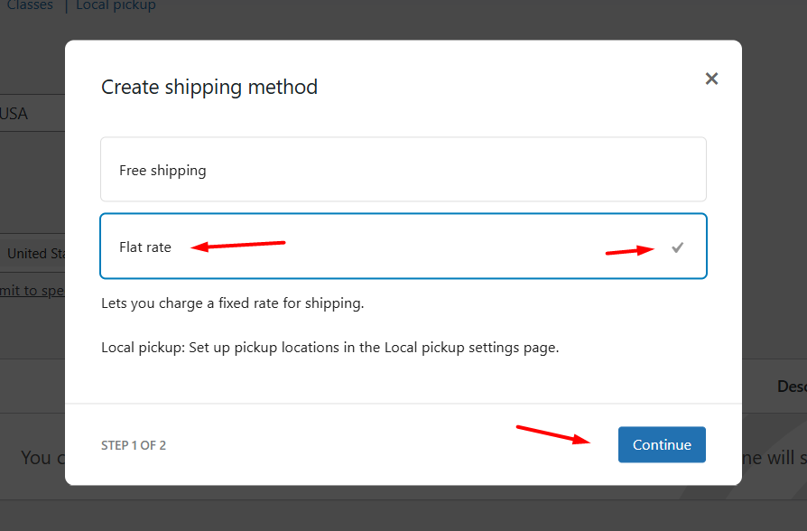 how to set flat rate shipping in WooCommerce