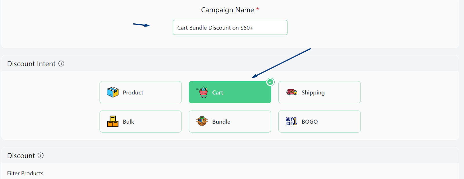 cart intent