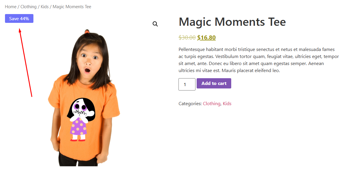 how to change sale badge text in WooCommerce