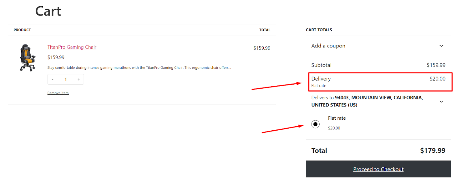 how to set flat rate shipping in WooCommerce