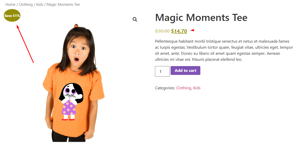 how to change sale badge text in WooCommerce