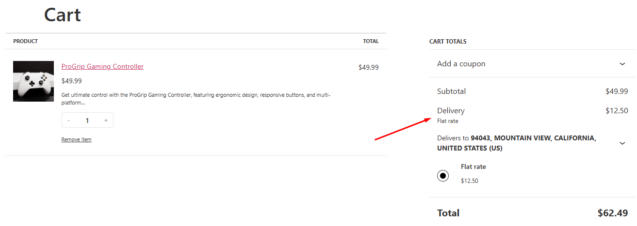 delivery charge
