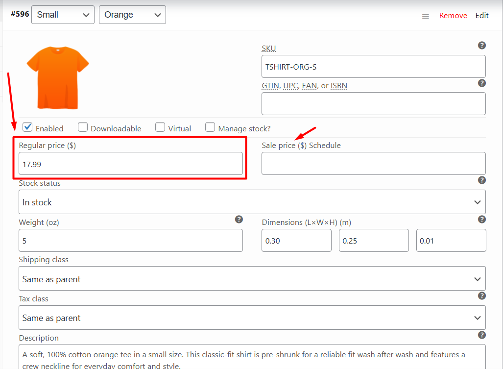 How to Add Price in WooCommerce Variable Product