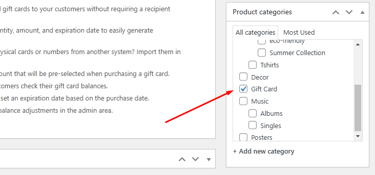 add category