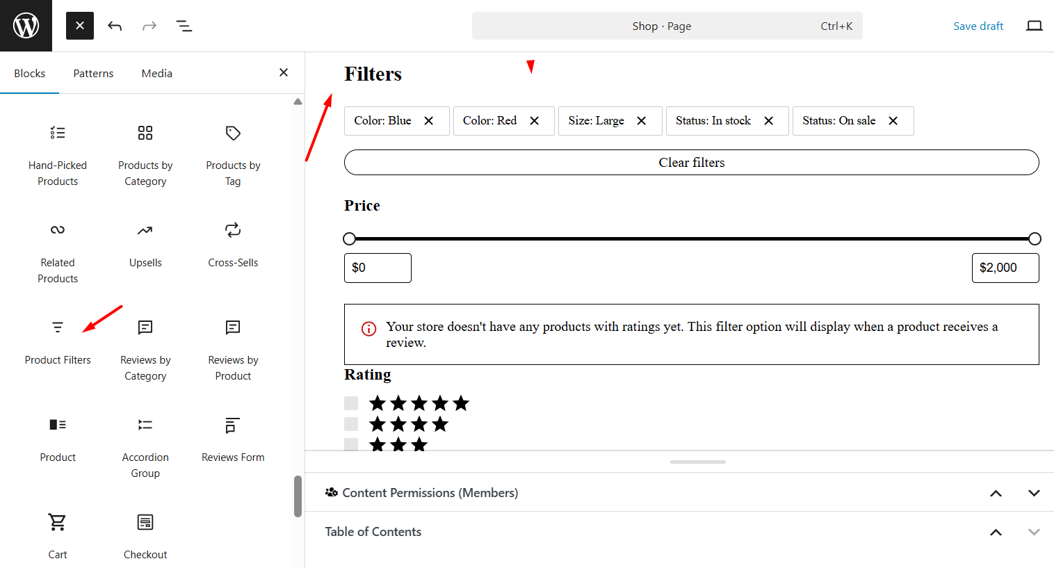 How to filter WooCommerce products by attributes
