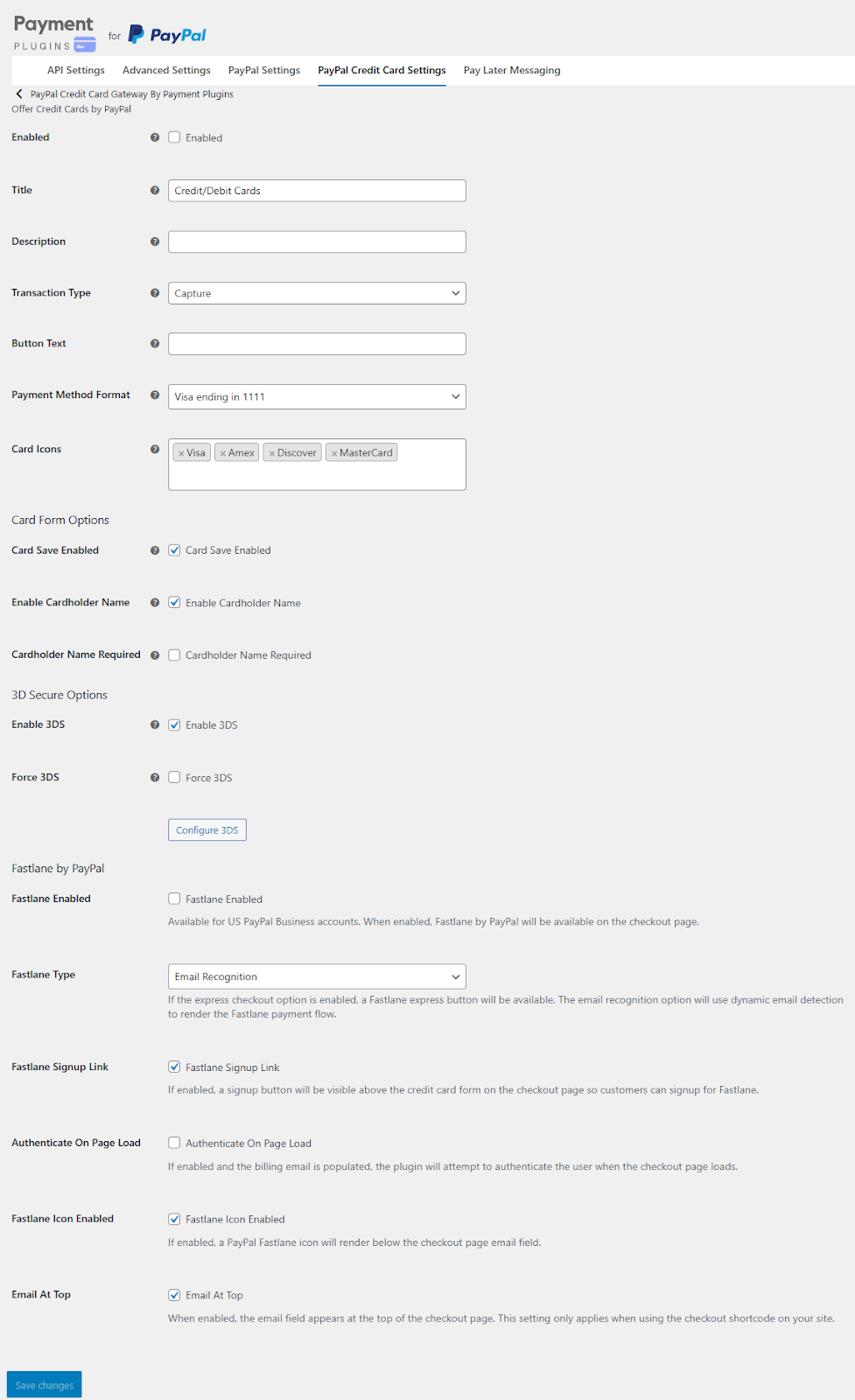 paypal credit card