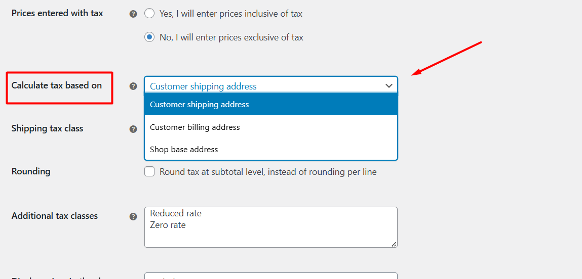 calculate taxes
