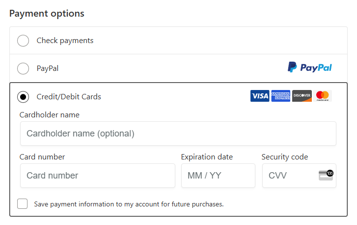 credit card