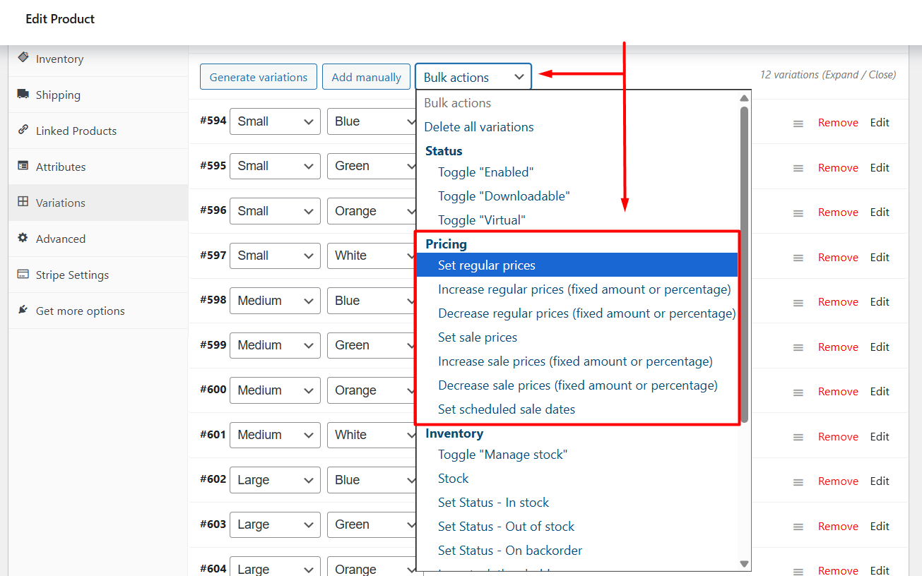 How to Add Price in WooCommerce Variable Product