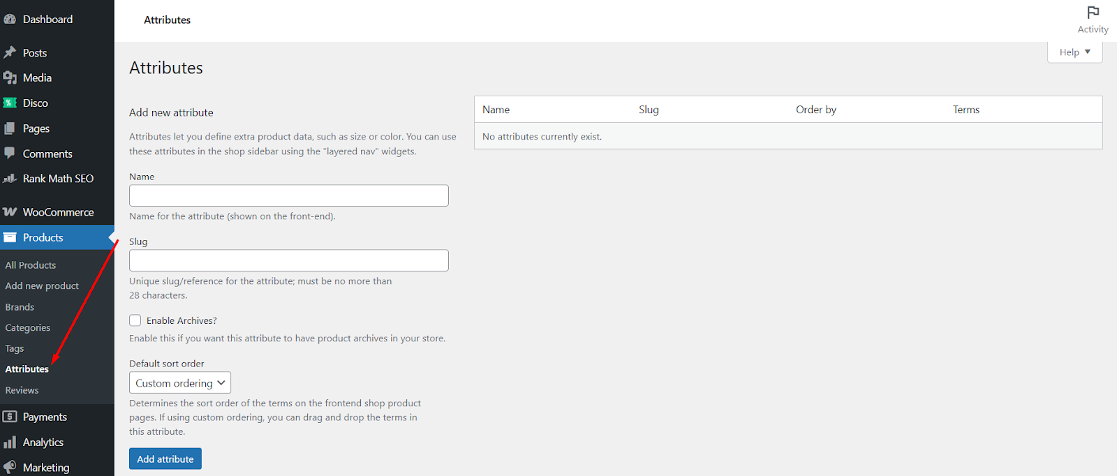 How to Add Product Attributes in WooCommerce