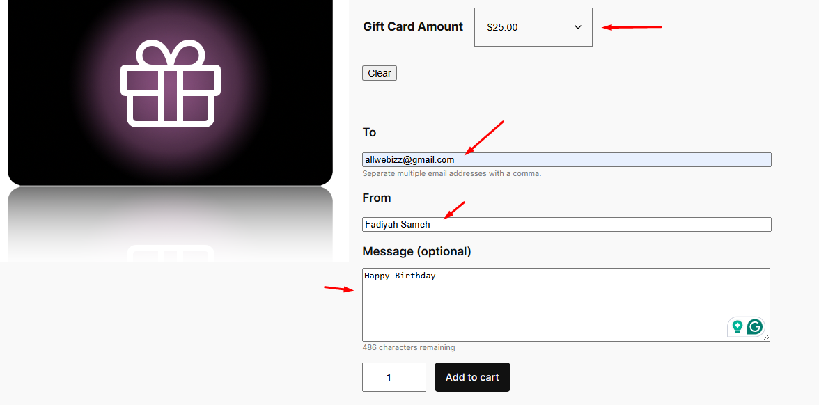 How to Add Gift Card in WooCommerce