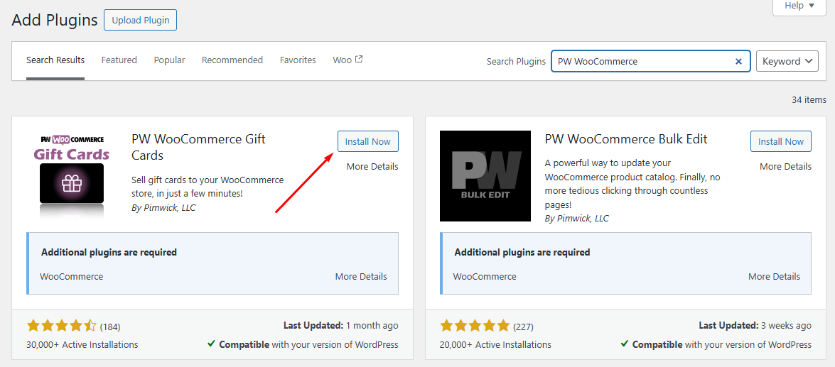 Install plugin
