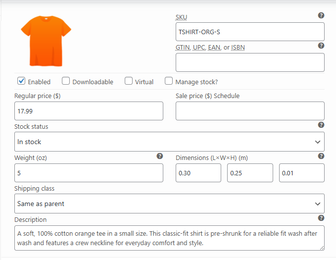 add variation values