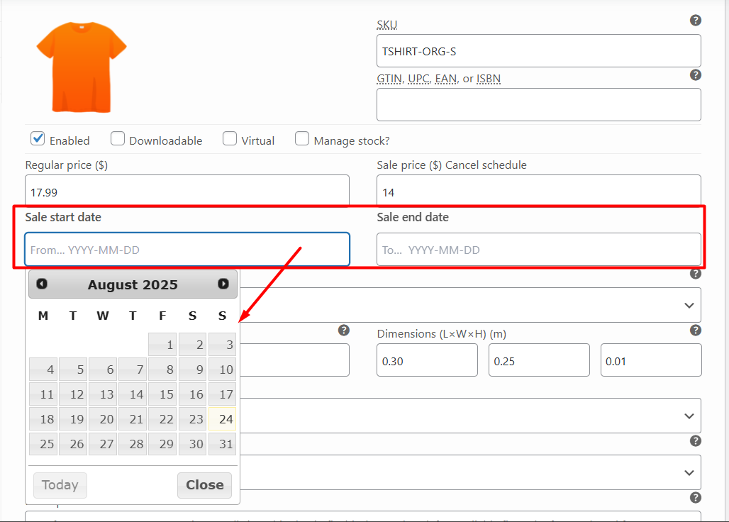 schedule options
