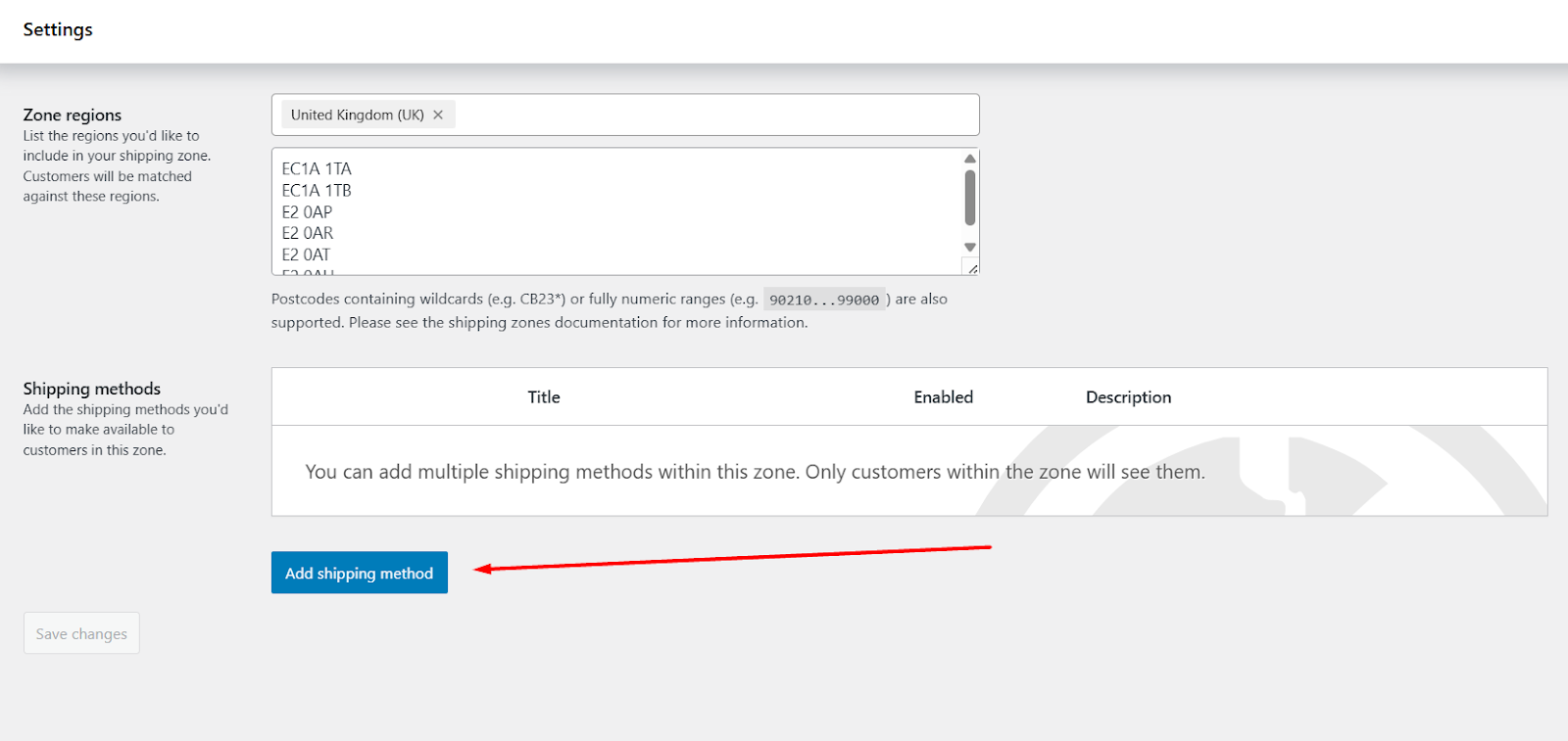 add shipping method