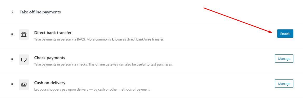 Add payment gateway WooCommerce