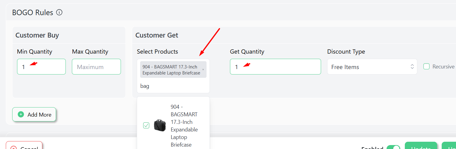set product